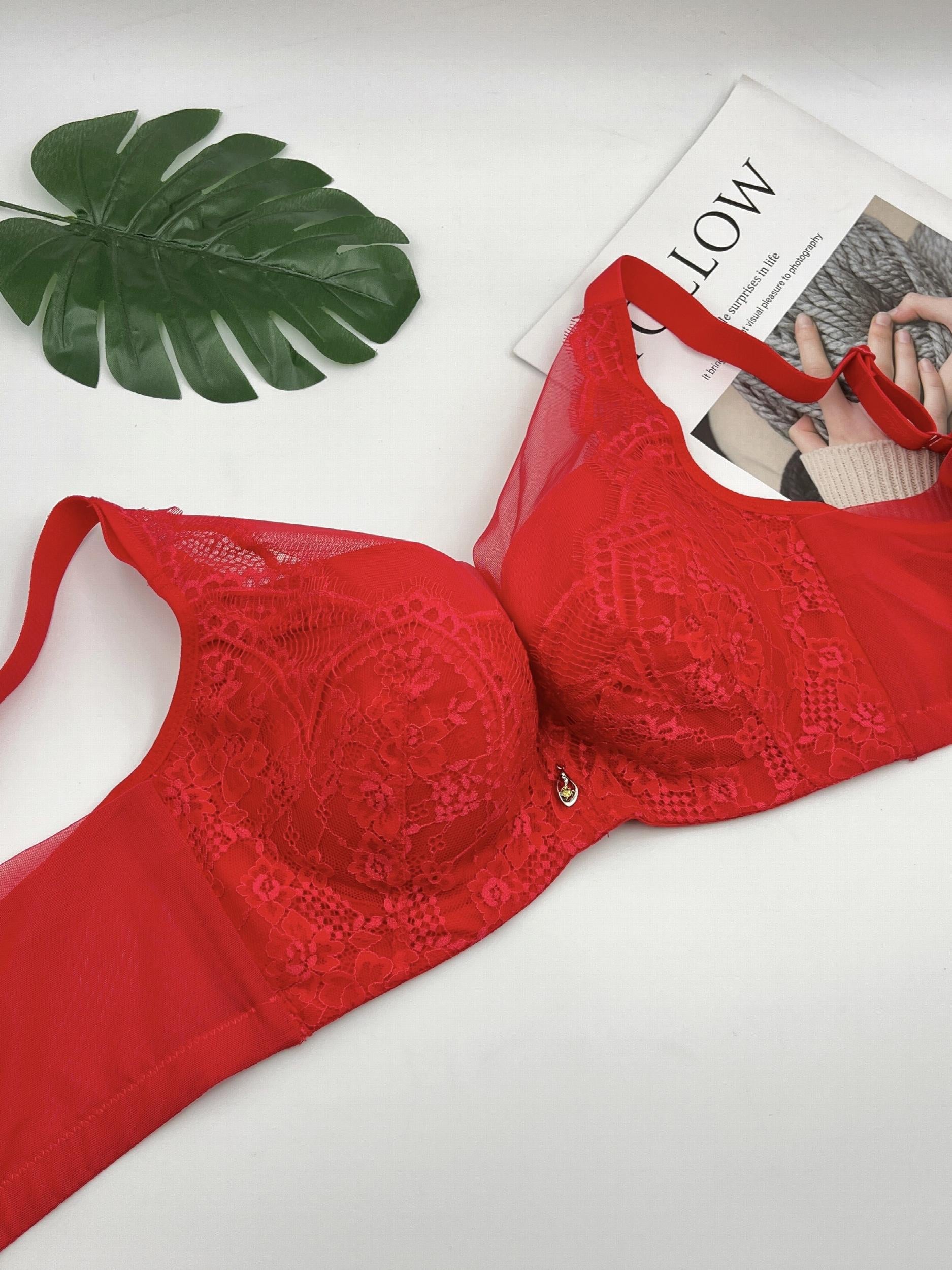 Lace Full Coverage Push Up Bra