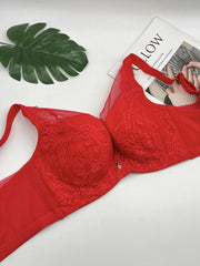 Lace Full Coverage Push Up Bra