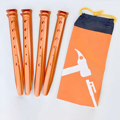 8pcs Aluminum Alloy Pegs Beach Sand Ground Stakes Tent Accessories