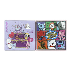 12-Color Portable Eyeshadow Palette Blush Highlighter 3-In-1 Makeup Palette