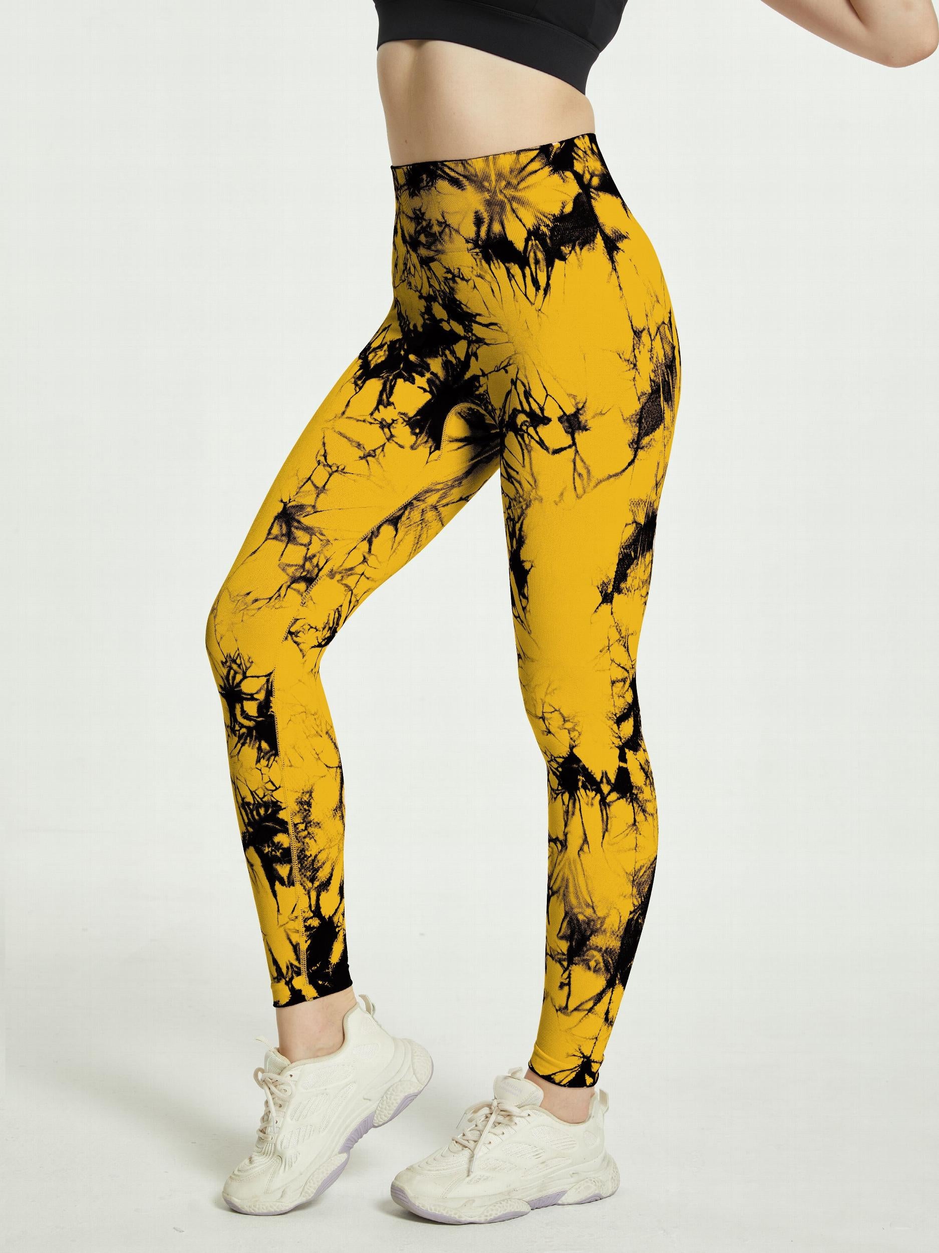 High Stretch Tie Dye Yoga Pants Women's Activewear