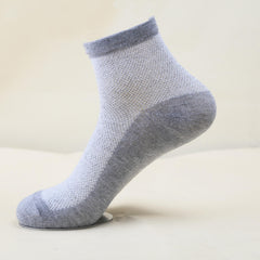 5 Pairs Crew Sports Socks Breathable Mid Tube Socks Women's Stockings