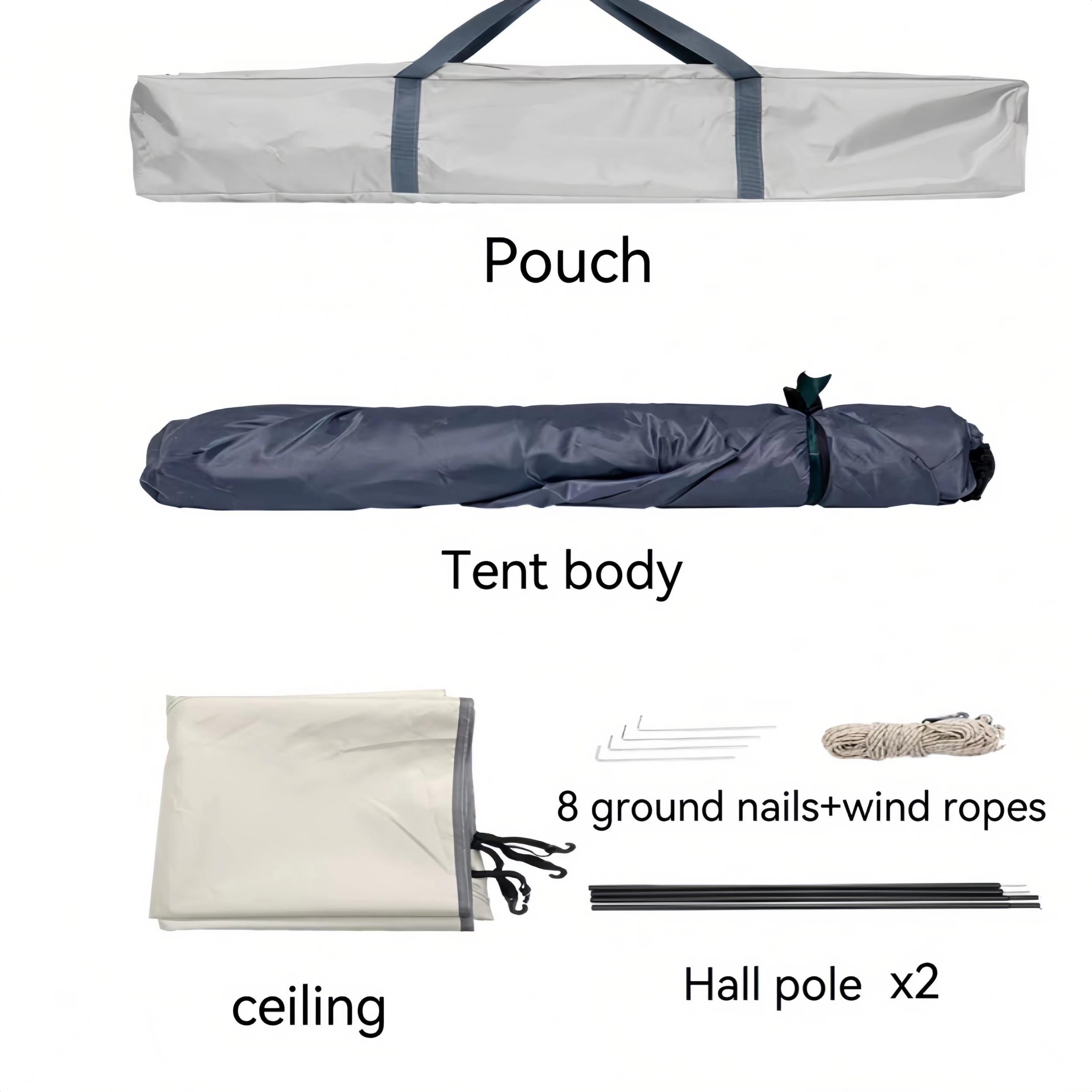 Lightweight Camping Tent Canopy for 2-5 Person with Carrying Bag