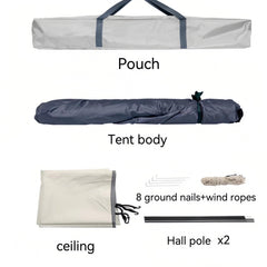Lightweight Camping Tent Canopy for 2-5 Person with Carrying Bag