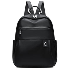 Women's Large Capacity PU Leather Backpack for Girls School