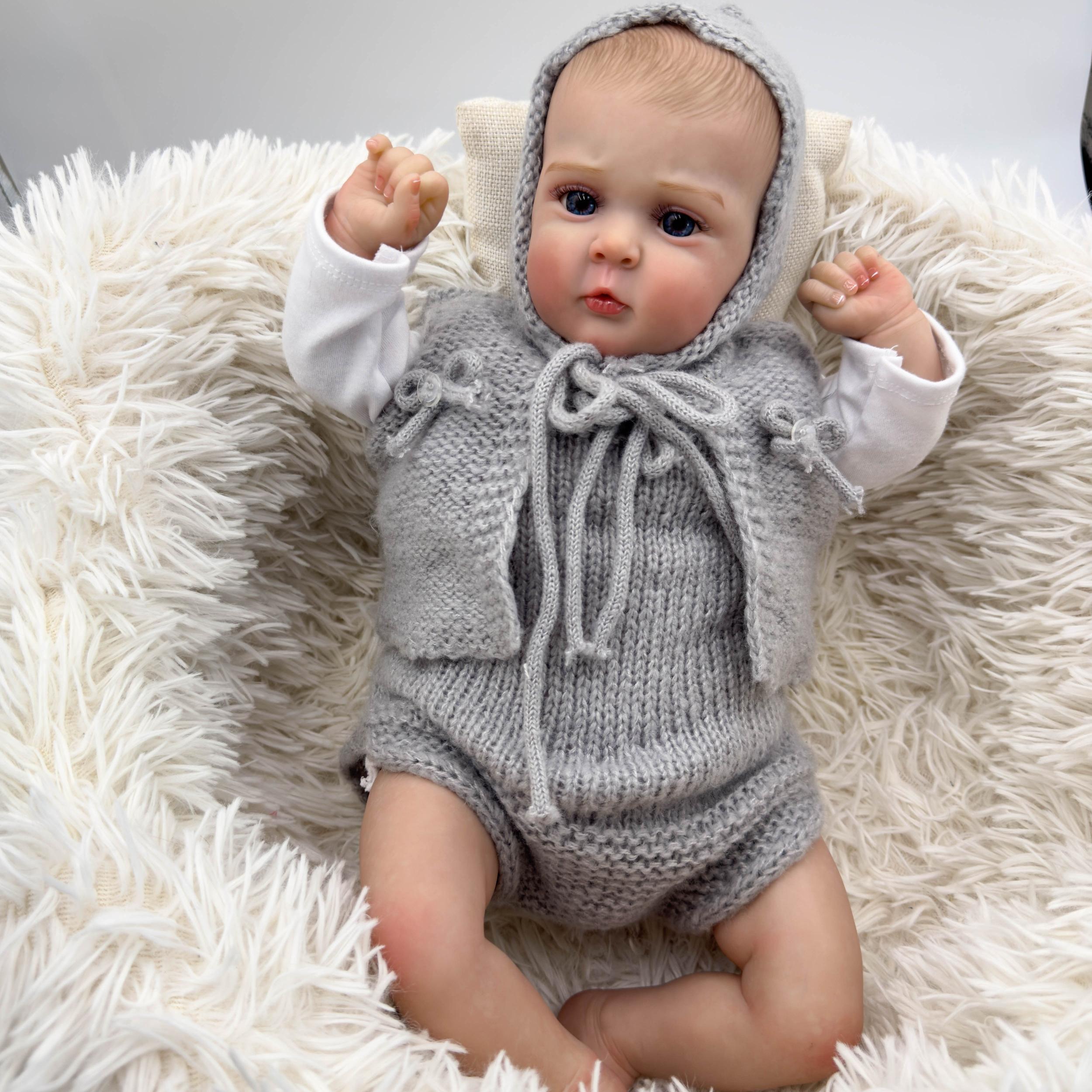 Adorable Reborn Youngsters Doll Soft Cuddly Lifelike Realistic Skin