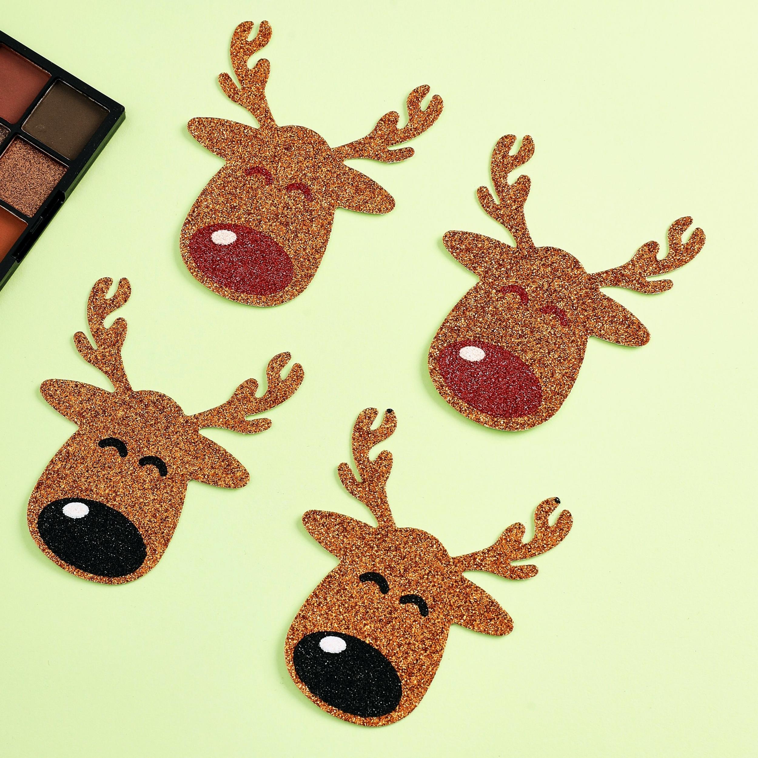 2 Pairs Christmas Deer Nipple Pasties Self Adhesive Lingerie Accessories