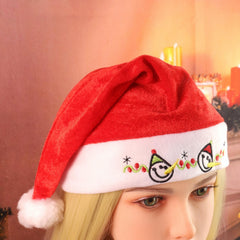 Snowman Embroidered Santa Hats Christmas Party Decorations