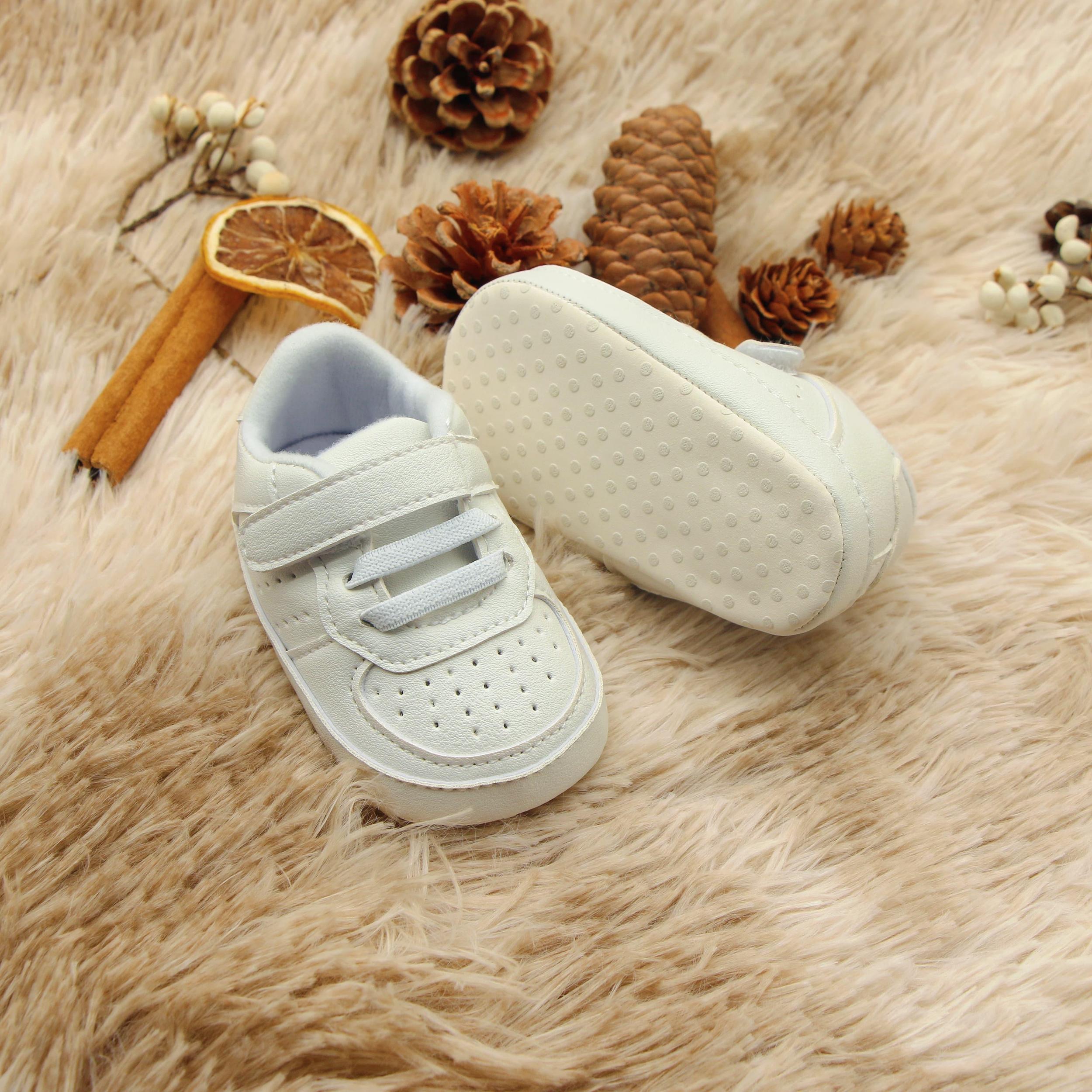Baby Boys Hook & Loop Sneakers Lightweight & Non Slip