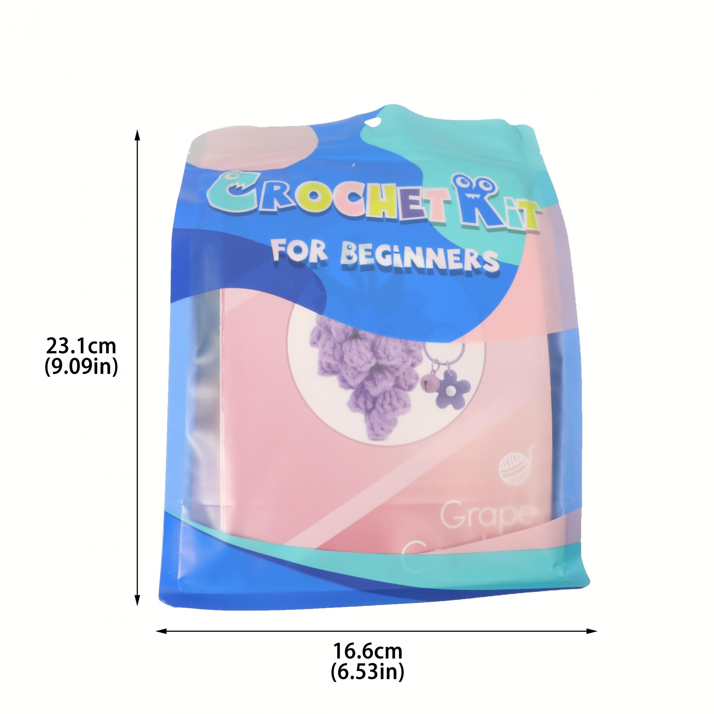 Crochet Kit For Beginners with Video Tutorials DIY Craft Supplies