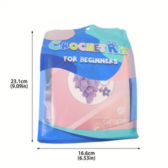 Crochet Kit For Beginners with Video Tutorials DIY Craft Supplies
