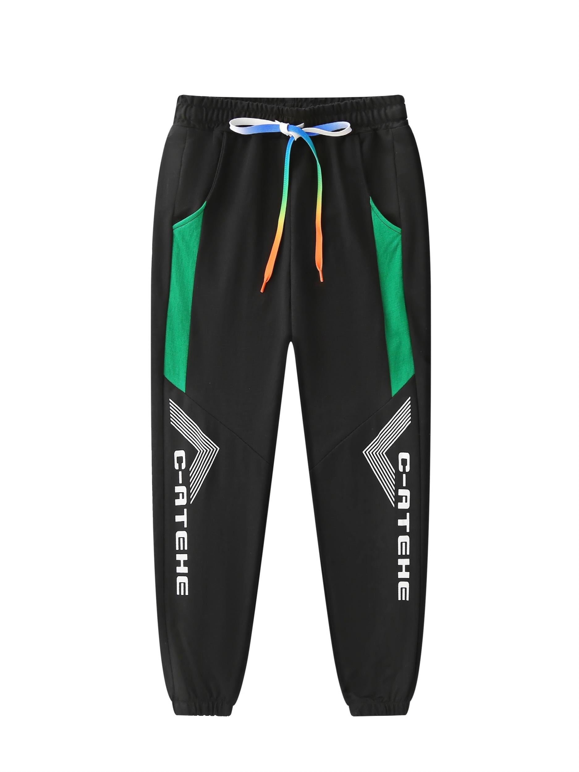 Boys Comfortable Active Long Pants Quick drying Sports Pants