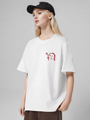 Dinosaur Pattern Print Casual Short Sleeve Top Round Neck Running Sports T shirt