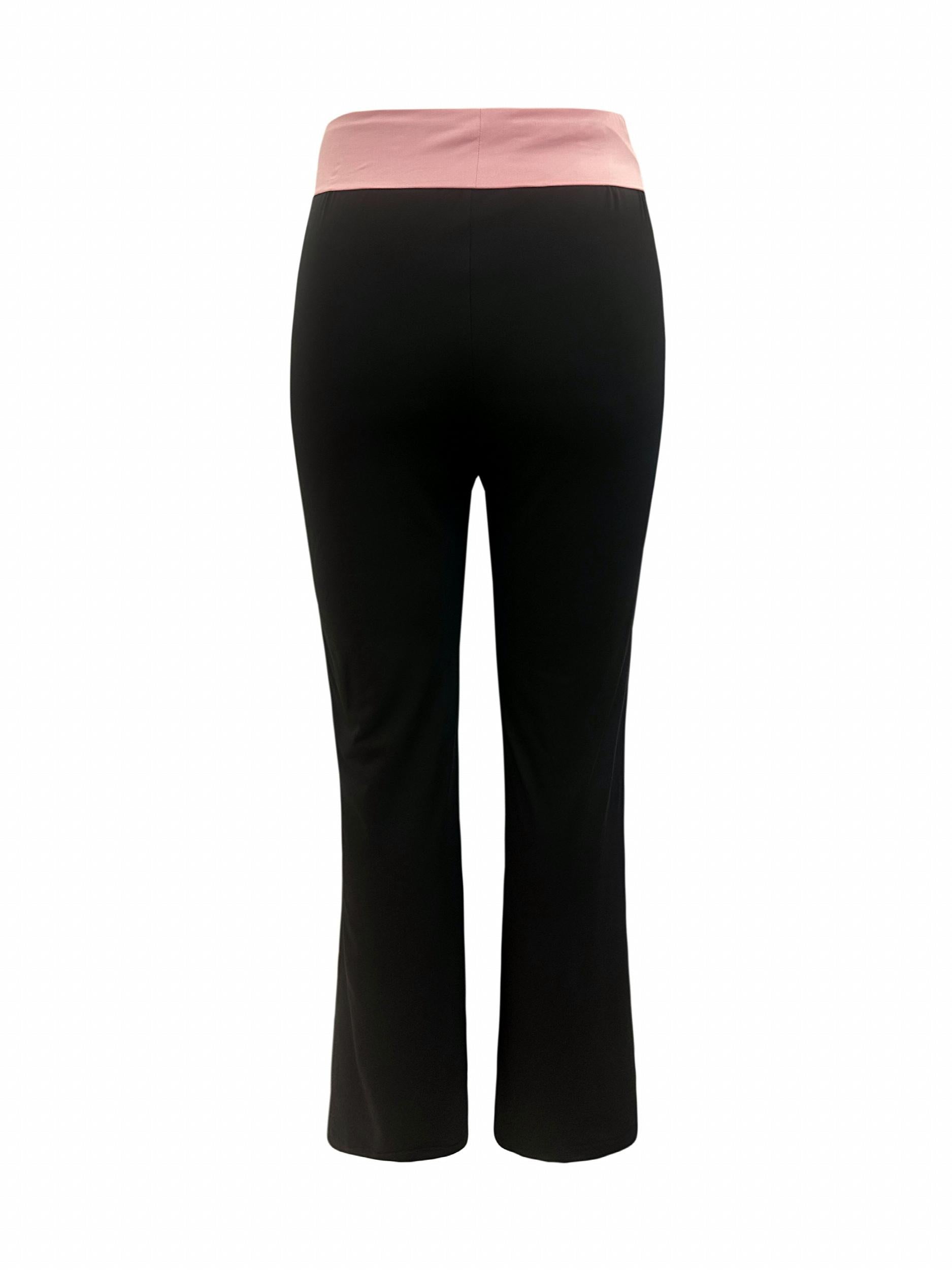 Colorblock High Waist Flared Yoga Leggings