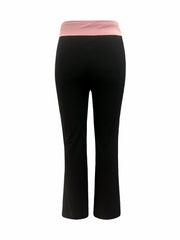 Colorblock High Waist Flared Yoga Leggings