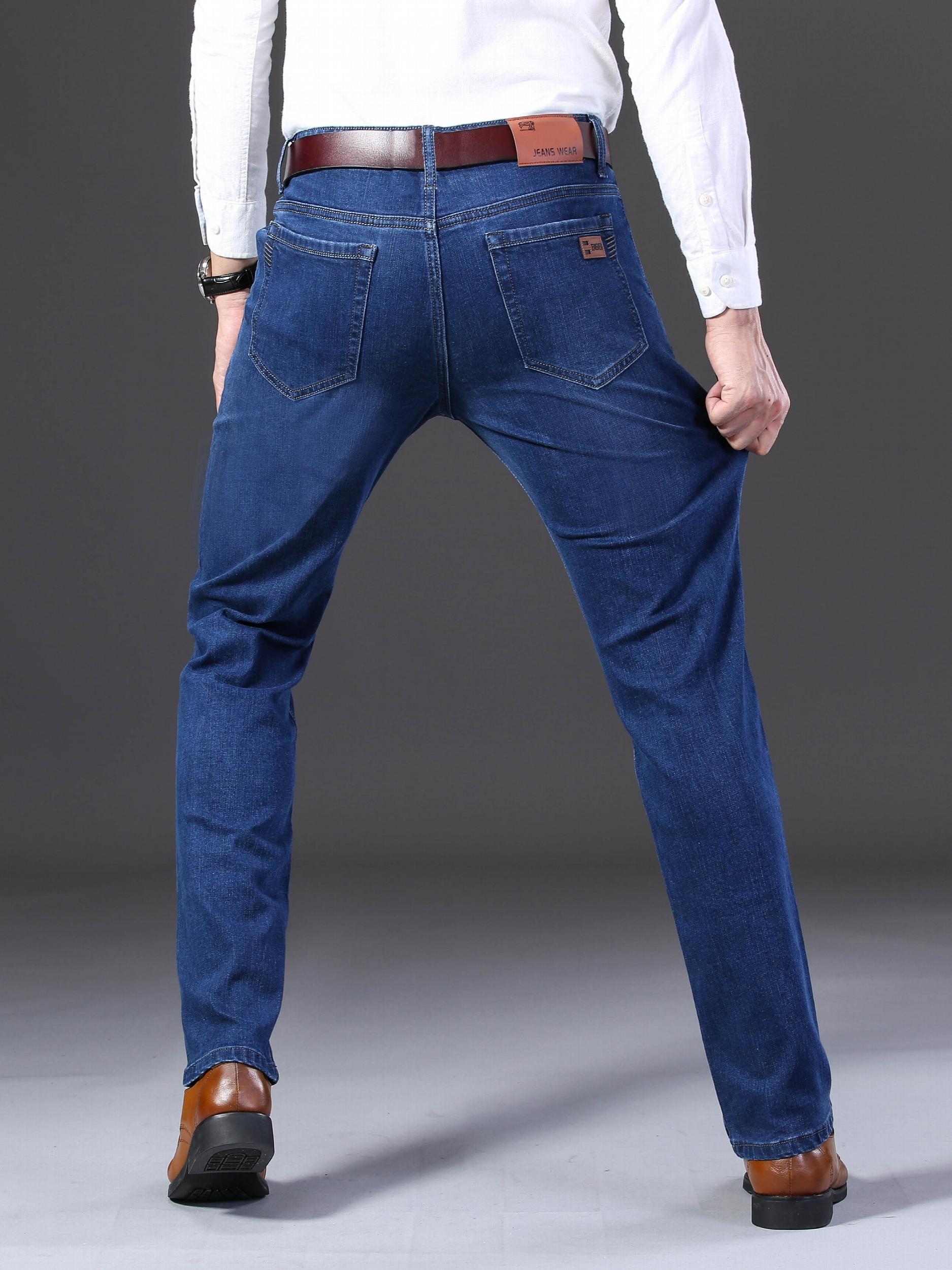 Men's Regular Denim Jeans With Pockets
