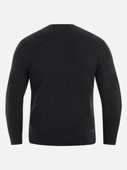 Men's Casual Knit Crew Neck Sweater Warm Top