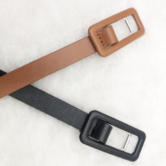 Non porous PU Leather Waist Belt For Sweater Coat Dresses
