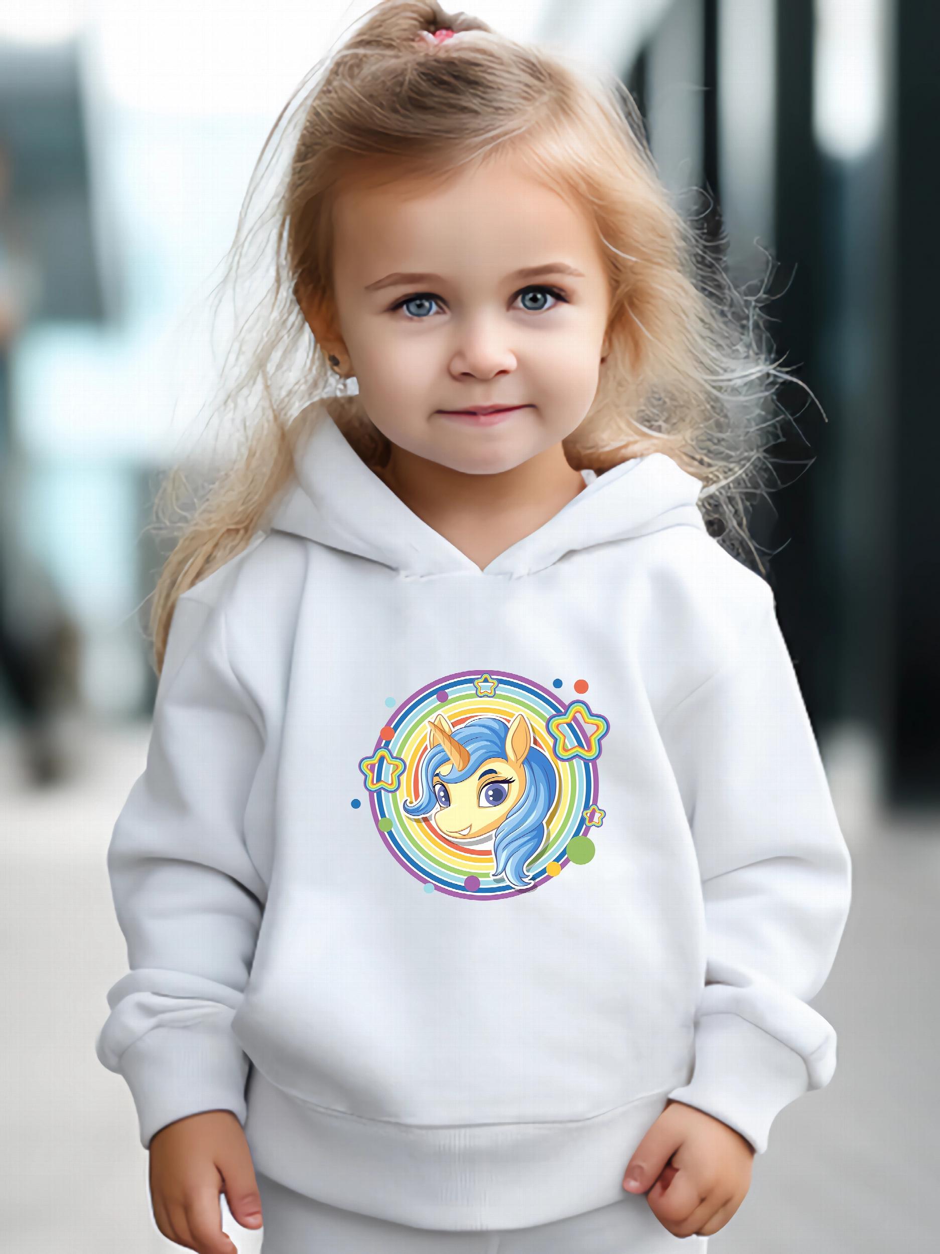 Unicorn Print 2pcs Girls Outfits Spring Fall Outdoor Gift