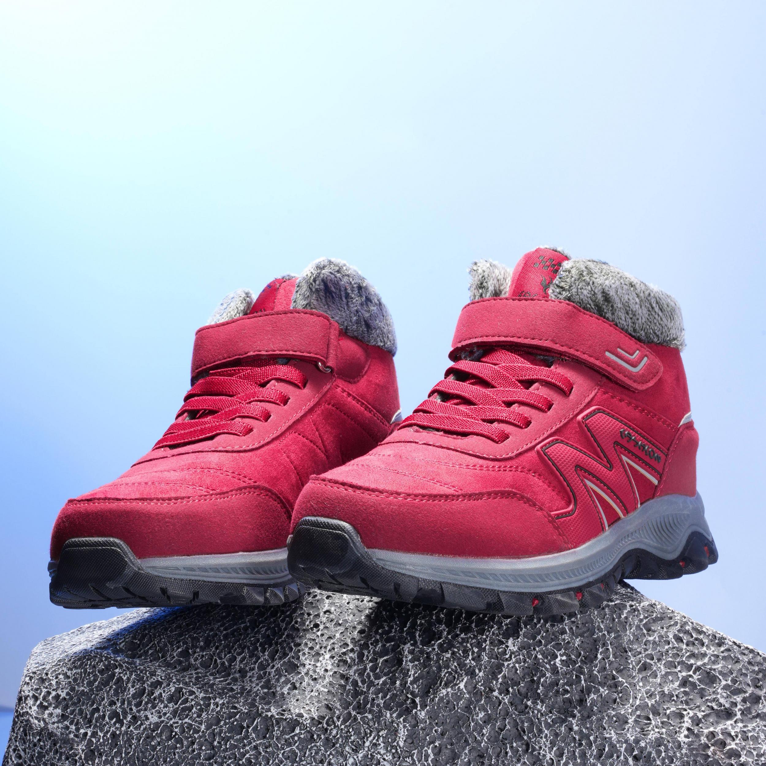 Women's Thickened Warm Hiking Shoes Anti-skid Sports Shoes