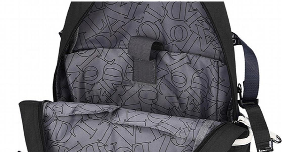 Canvas USB Charging Backpack Laptop Travel Bag Casual Large Capacity
