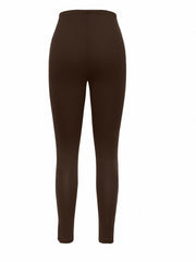 Double Breasted High Waist Skinny Pants