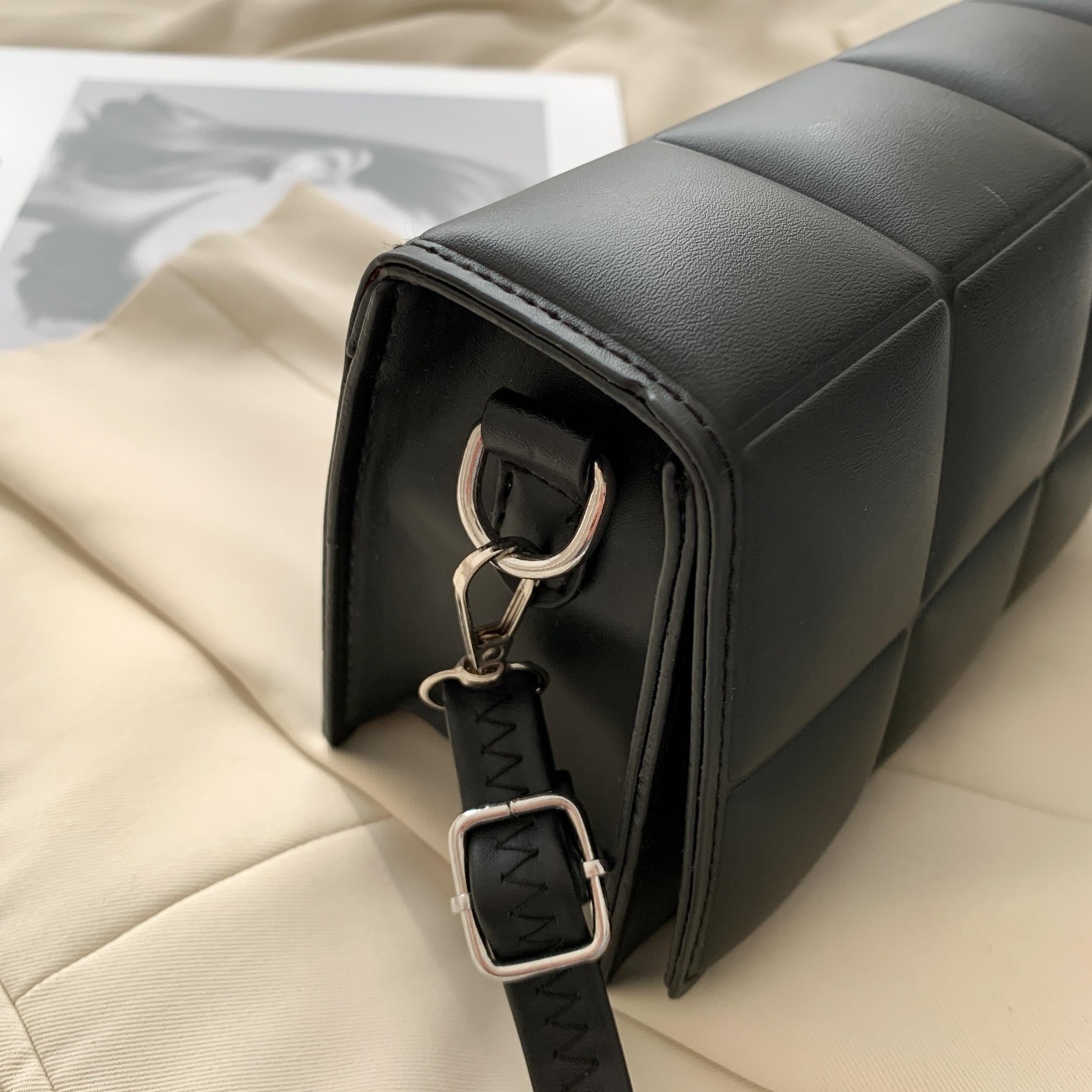 PU Leather Crossbody Bags for Women Solid Shoulder Handbags
