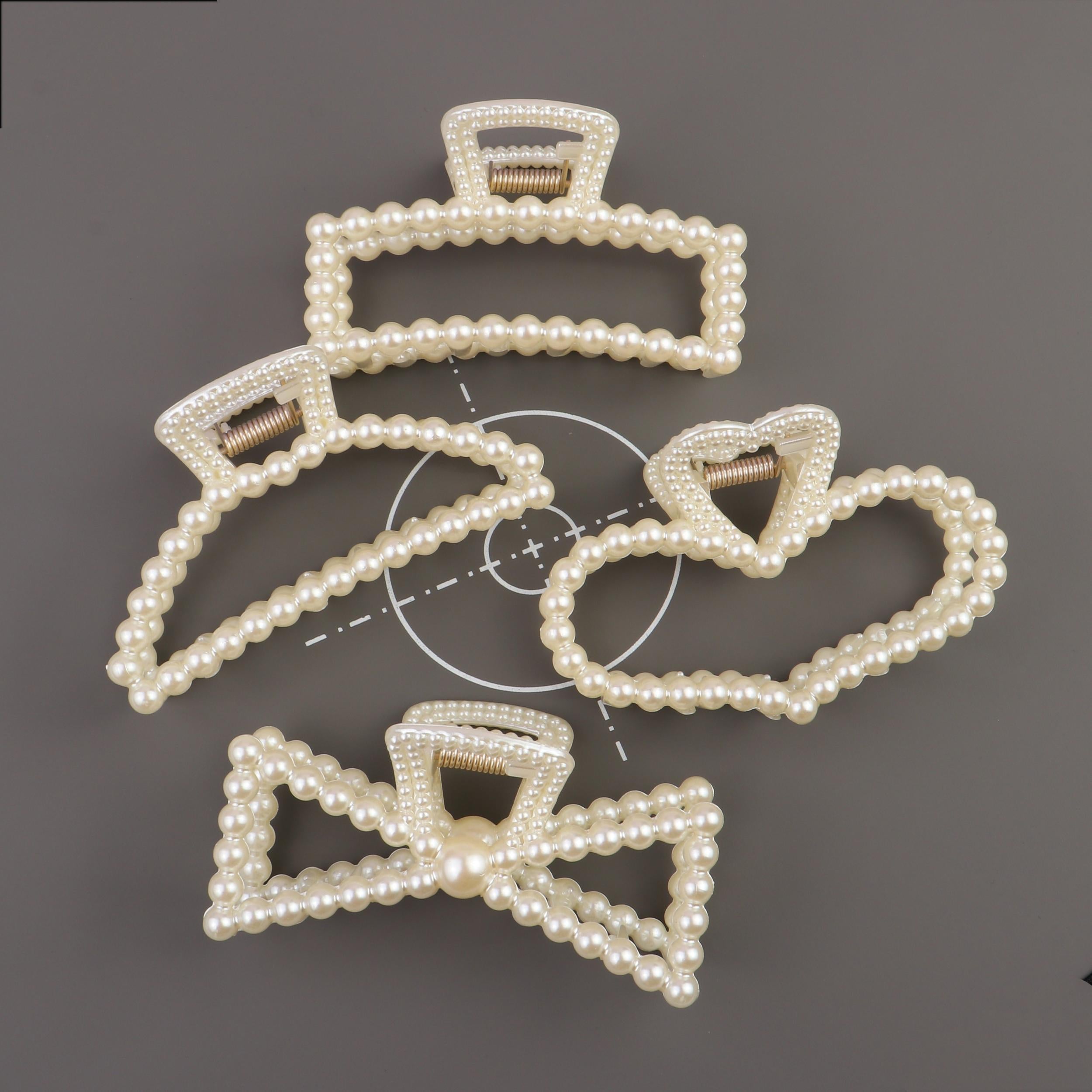 Large Pearl Hair Claw Clips Hair Clips Hair Accessories