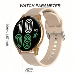 Smart Watch for Women Touch Screen Waterproof Fitness Tracker DIY Watch Face