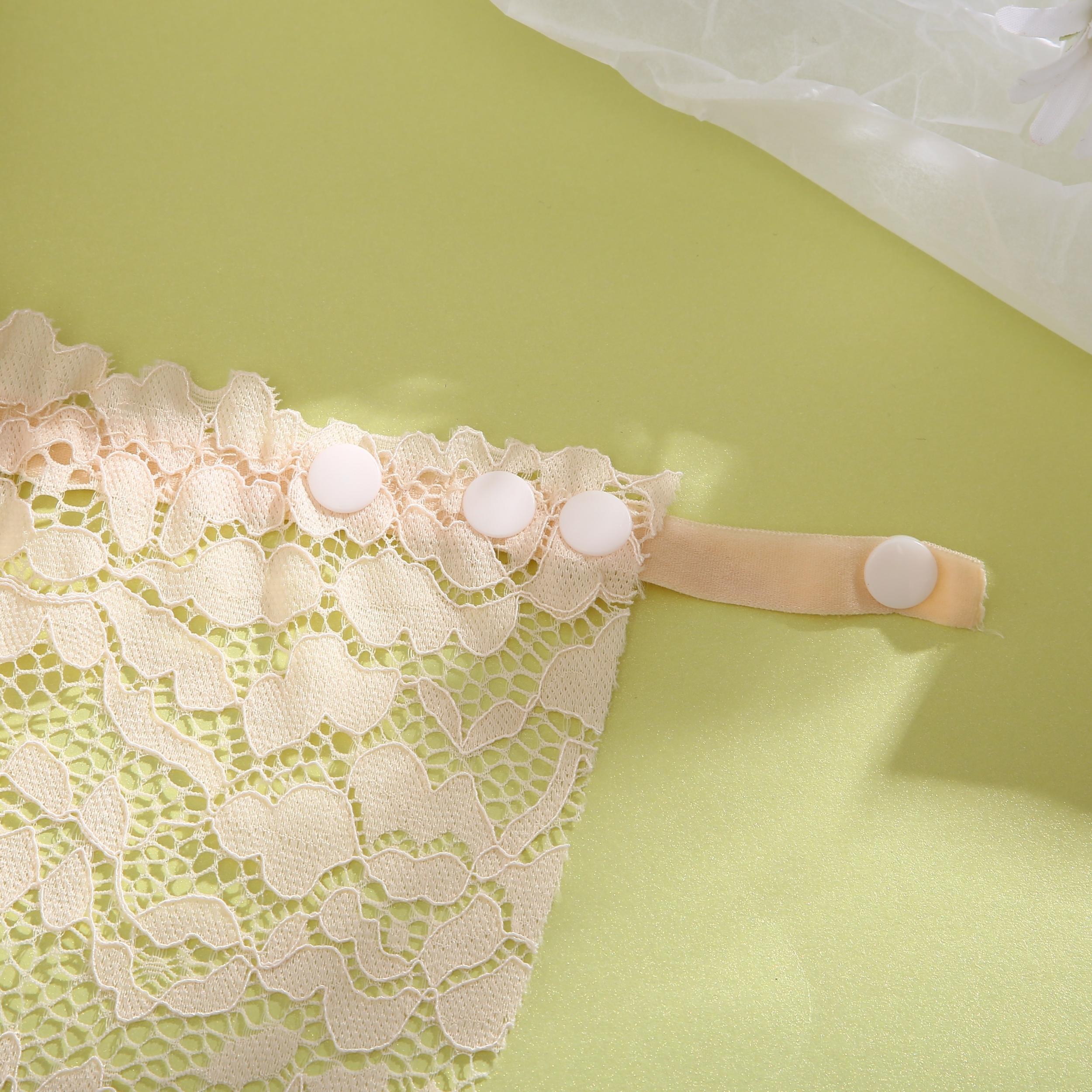 Floral Lace Mesh Chest Cover Anti-peep Clip Invisible Breast Cover