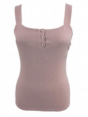 Sexy Slim Tank Top Solid Sleeveless Loose Fit