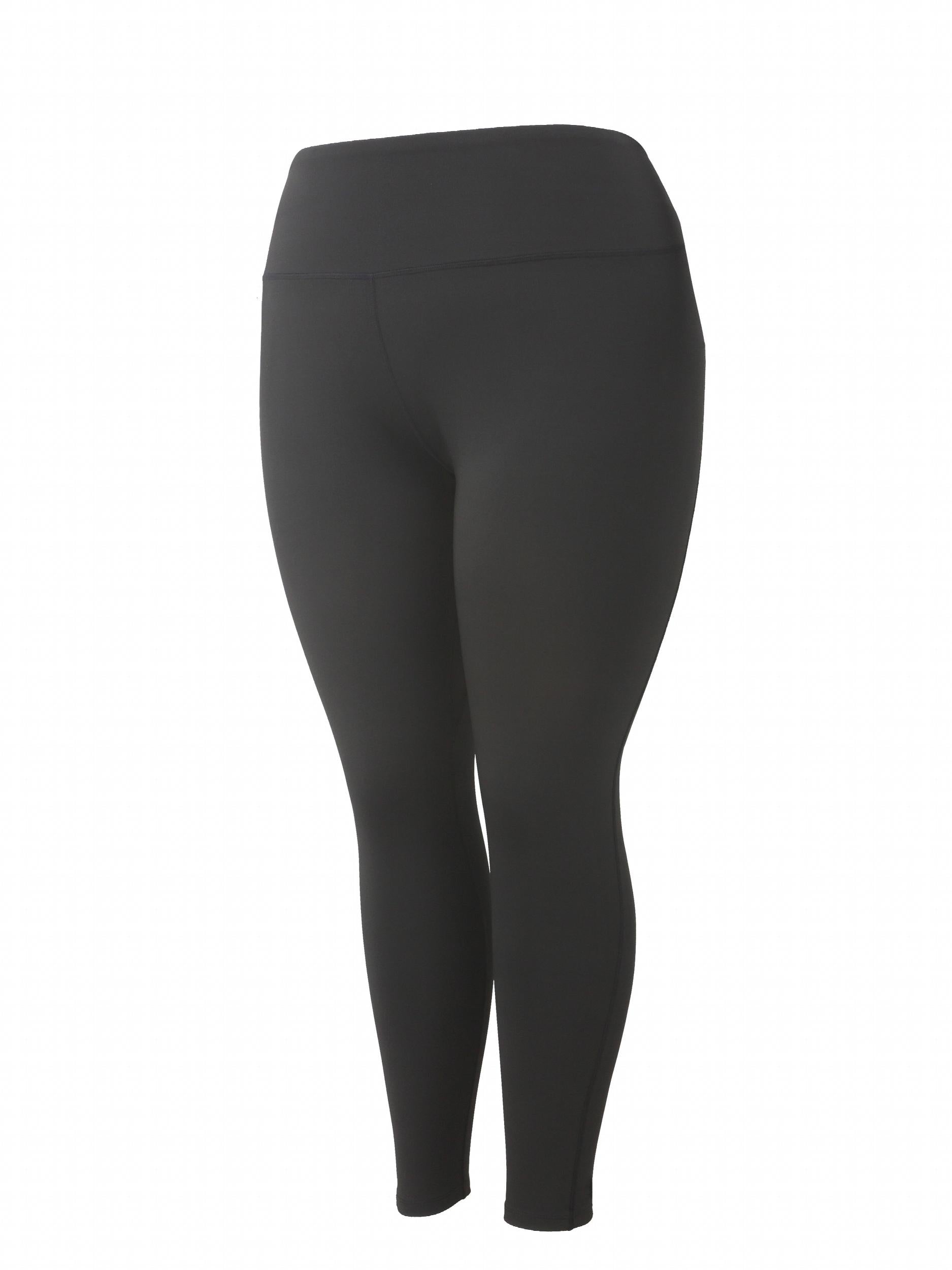 Solid Wide Waistband High Stretch Yoga Pants