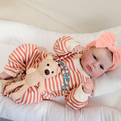 iCradle 18 Inch Reborn Doll w/ Hand Painted Head Soft Fabric Body & Accessories
