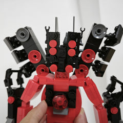 Toilet Man Monitor TV Man Assembled Building Block Toy Gift