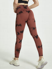 Tie Dye High Stretch Leggings High Waist Yoga Running Pants