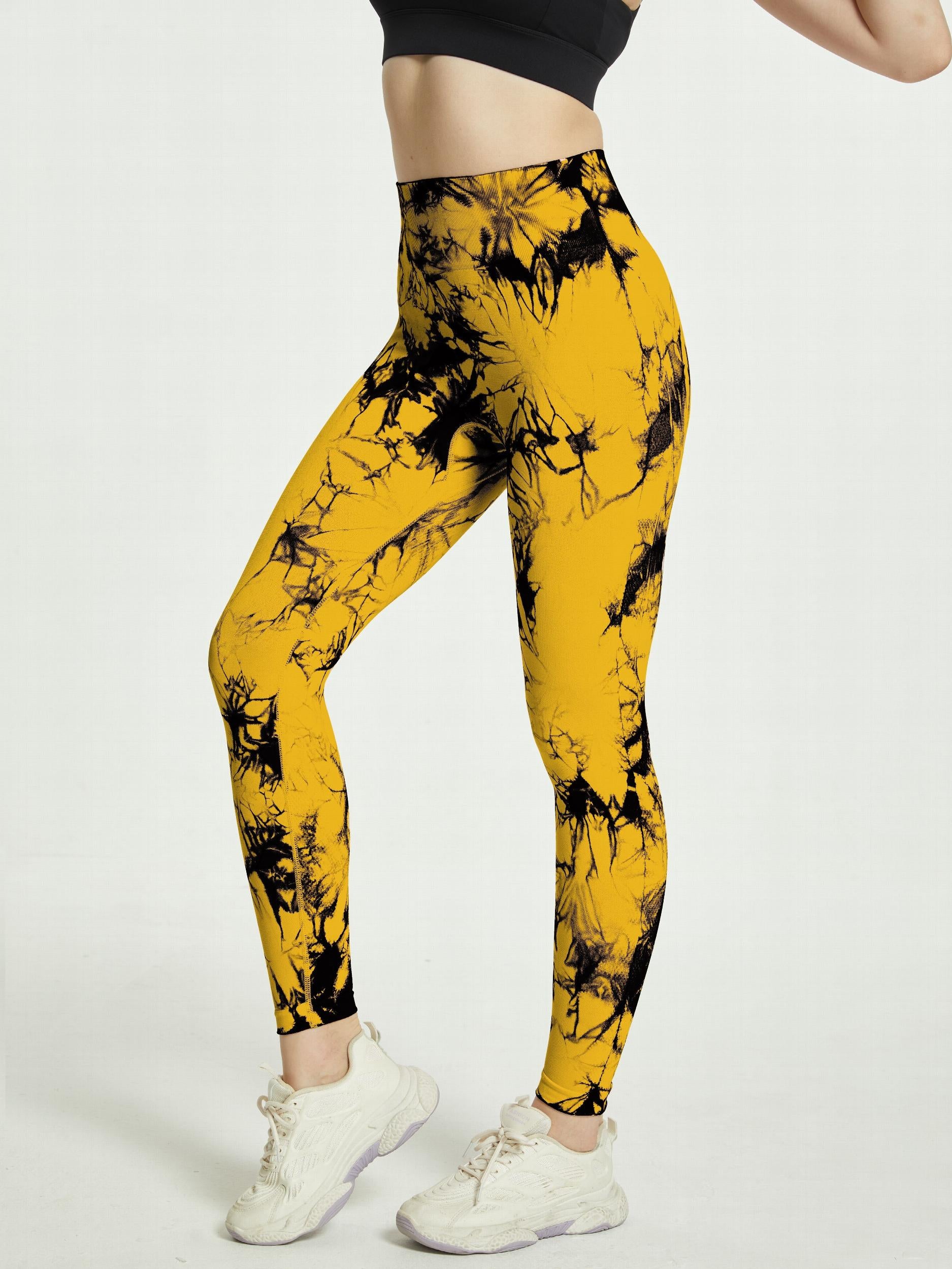 Tie Dye Yoga Pants High Stretch Running Fitness Yoga Sports Leggings Women