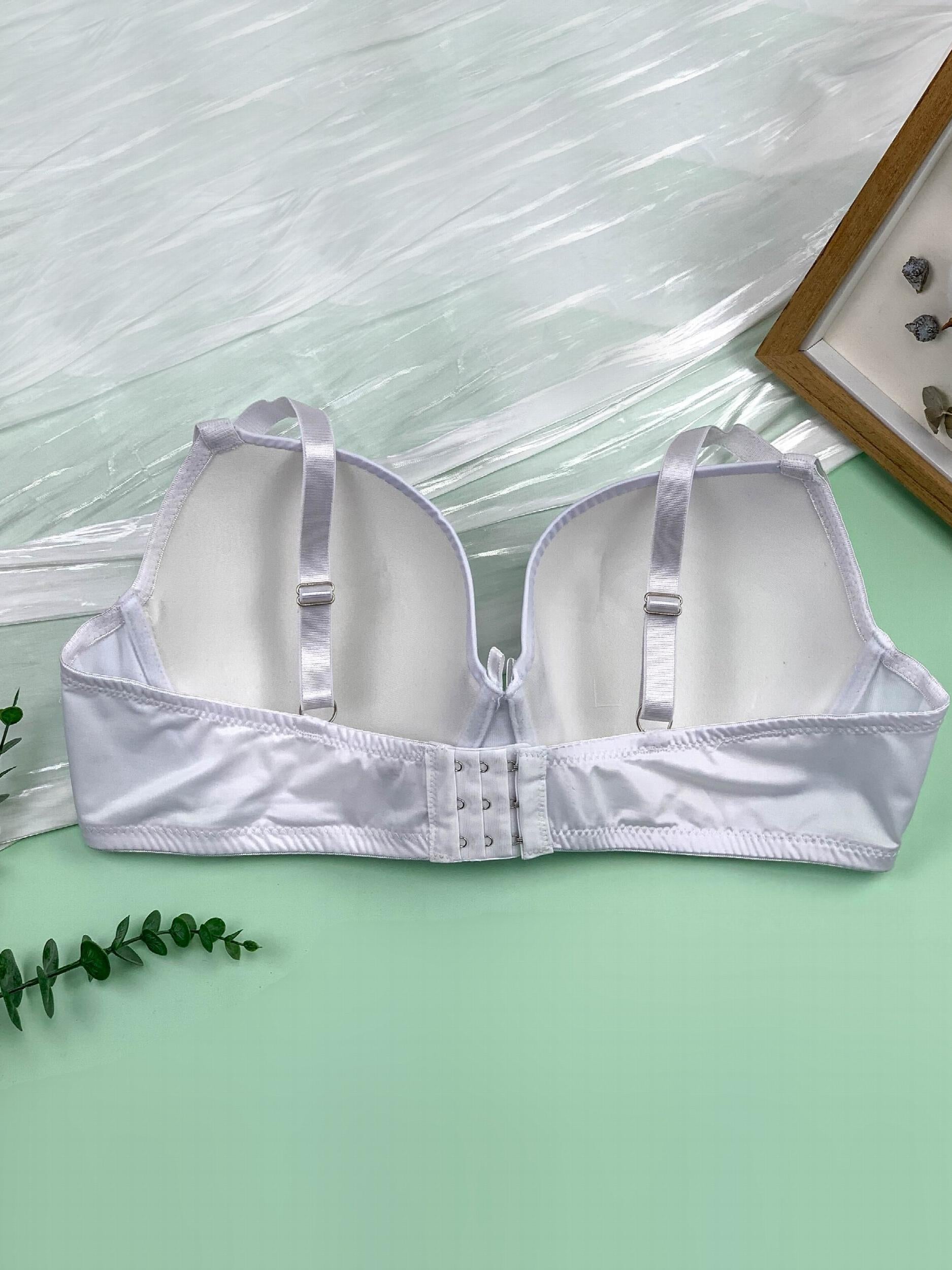Molded Cup Padded Bow Front Comfort Bra