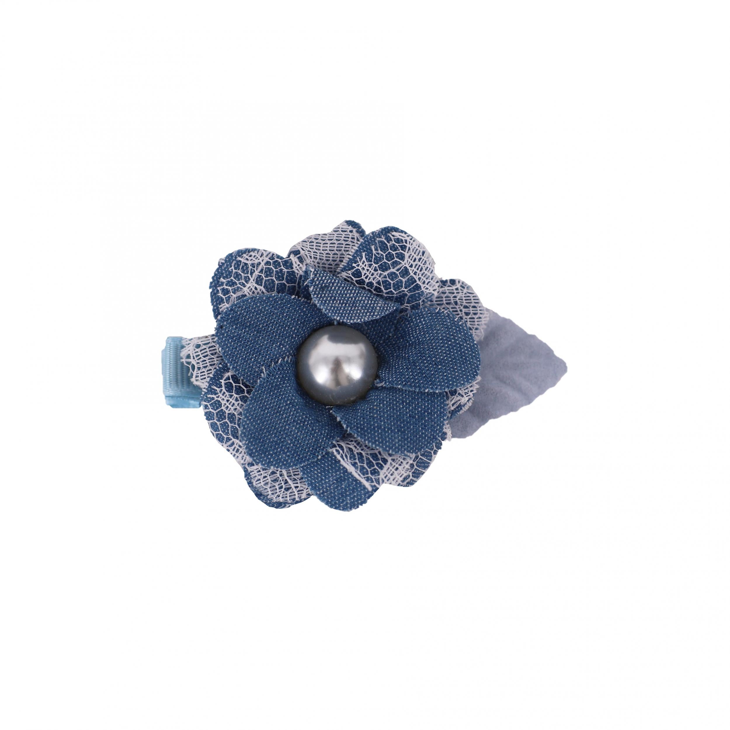 Mesh Flower Hair Clips Decorative Hair Accessories Holiday Gift For Girls