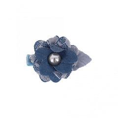 Mesh Flower Hair Clips Decorative Hair Accessories Holiday Gift For Girls