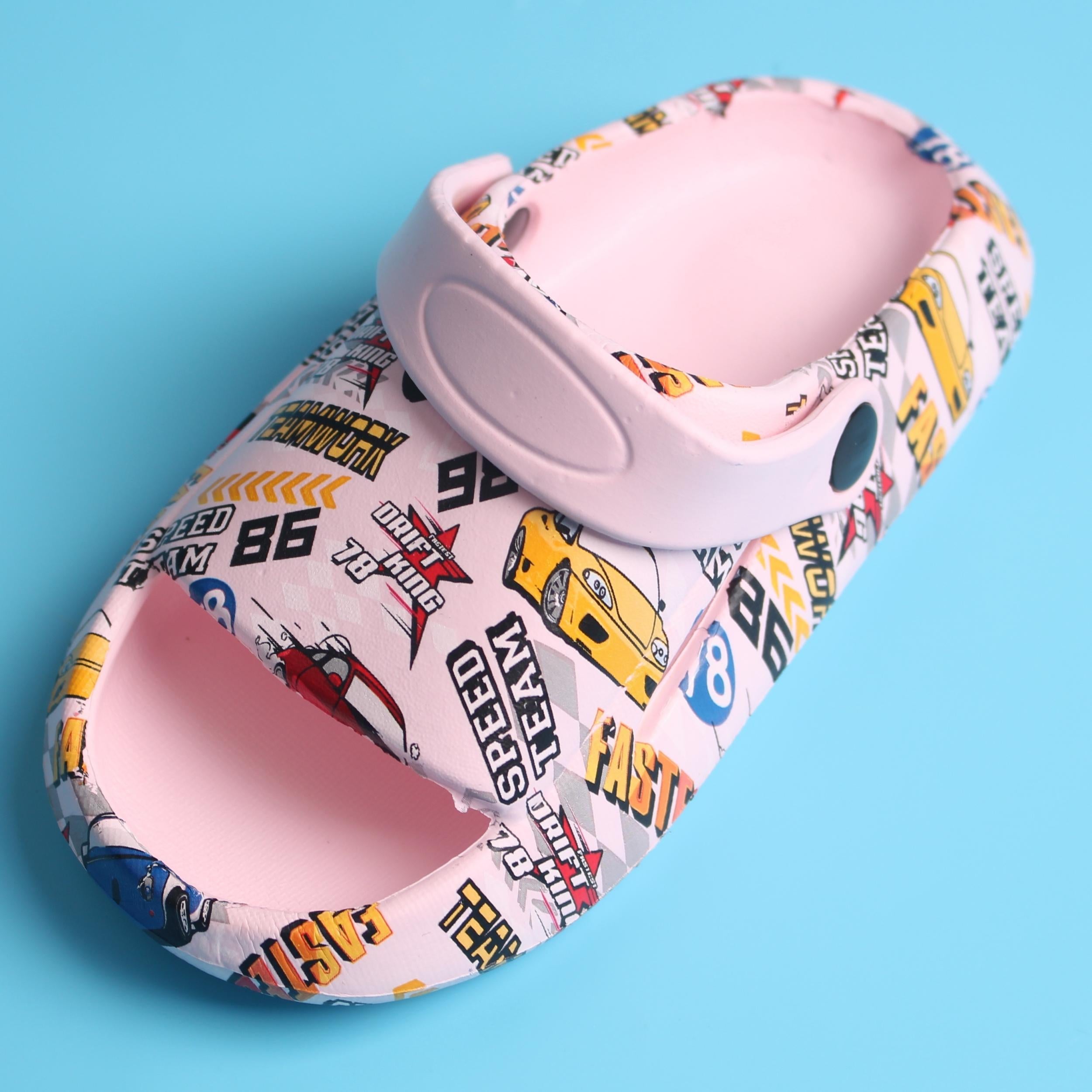 Boys Cartoon Car Garden Shoes Lightweight Anti Slip Sandals