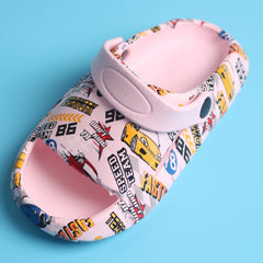 Boys Cartoon Car Garden Shoes Lightweight Anti Slip Sandals