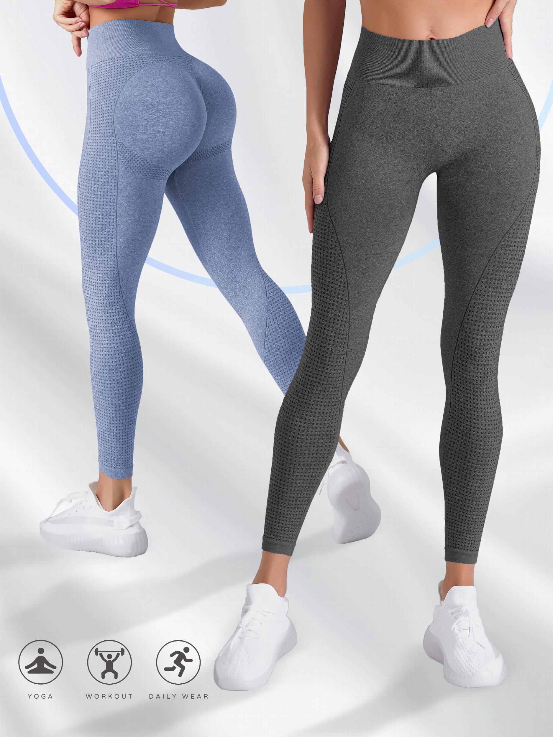 2pcs High Waist Yoga Leggings Women's Activewear