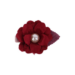 Mesh Flower Hair Clips Decorative Hair Accessories Holiday Gift For Girls