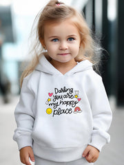 Happy Place Pattern Hoodie & Sweatpants Set