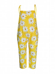 Floral Print Cami Jumpsuit Women's Overalls