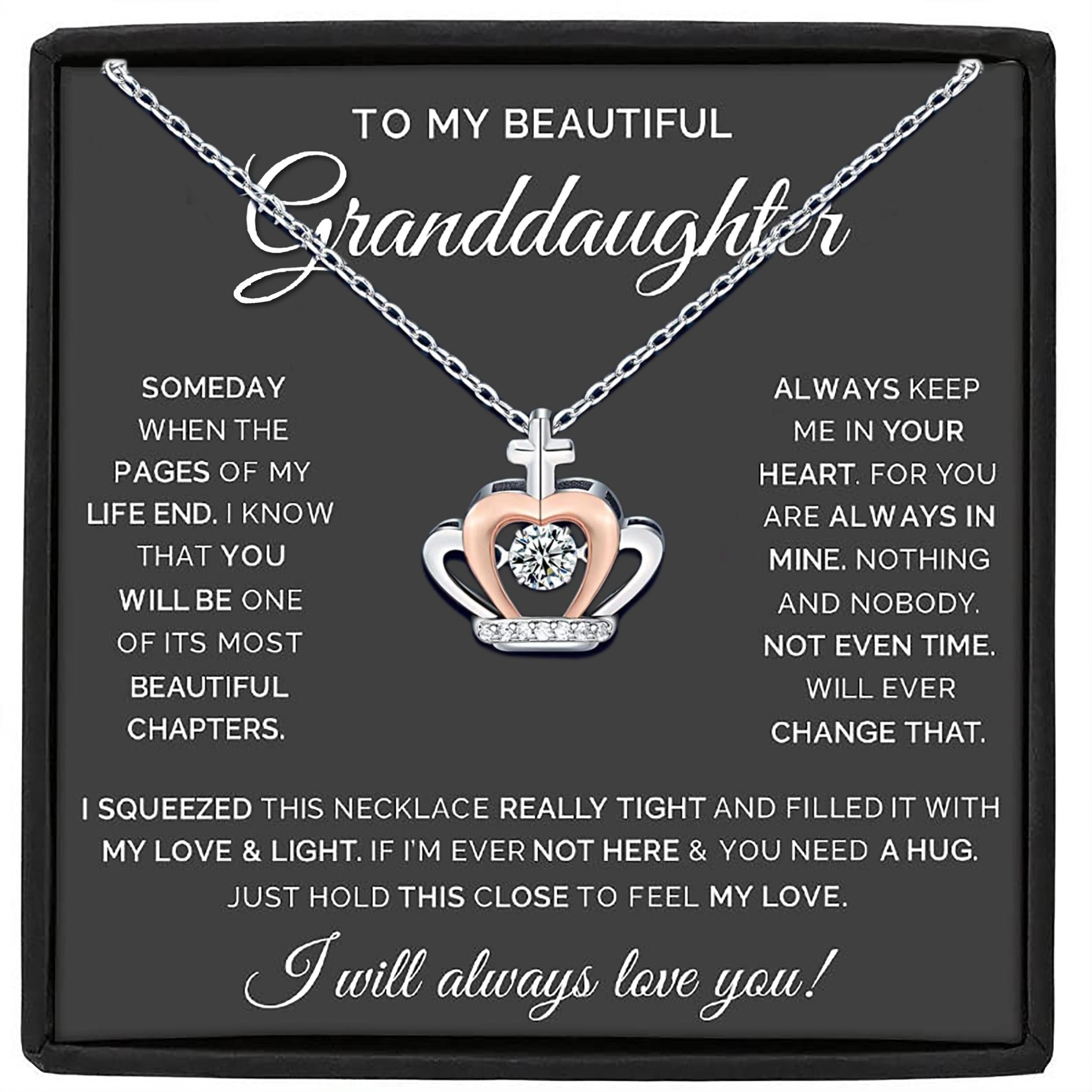 Princess CZ Necklace Birthday Gift