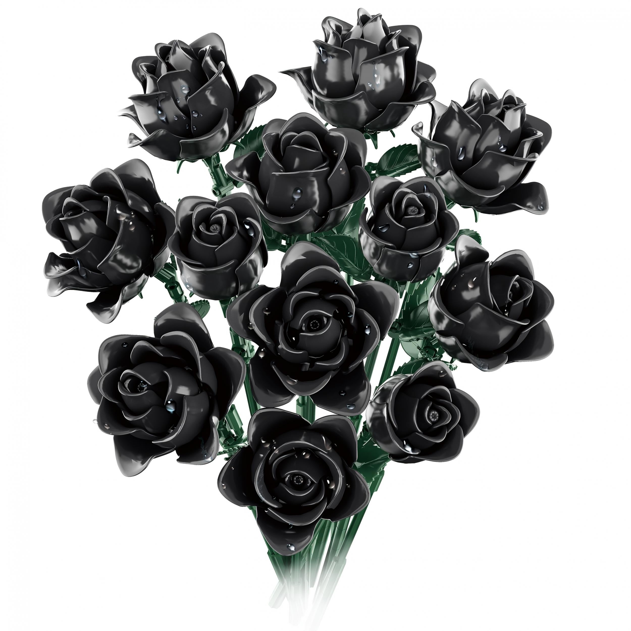 585pcs Rose Block Set & Immortal Flower Bouquet Gift