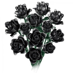 585pcs Rose Block Set & Immortal Flower Bouquet Gift