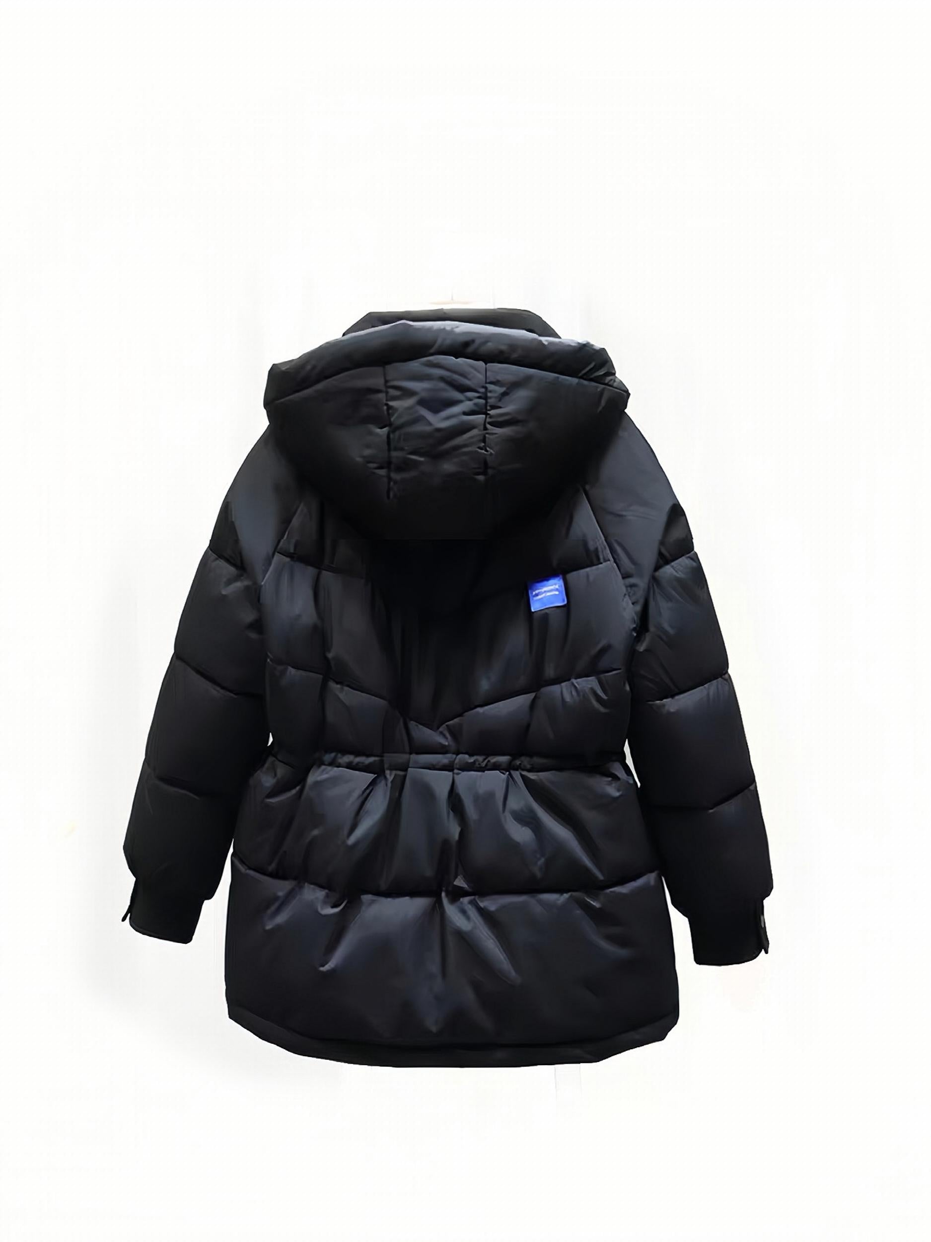 Versatile Loose Puffer Coat For Women Winter Thickened Warm Hooded Jacket