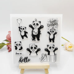 Panda Blessing Stamp - Halloween Christmas Gift